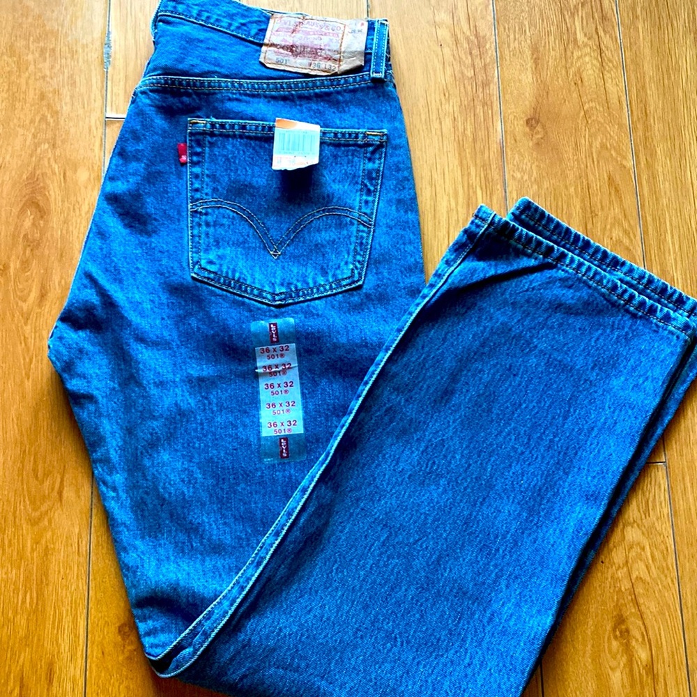 Levi original jeans 501 new 36X32 - Picture 12 of 12
